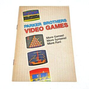 Vintage 1983 Parker Brothers Video Games  Catalog Only Advertising 21 Games